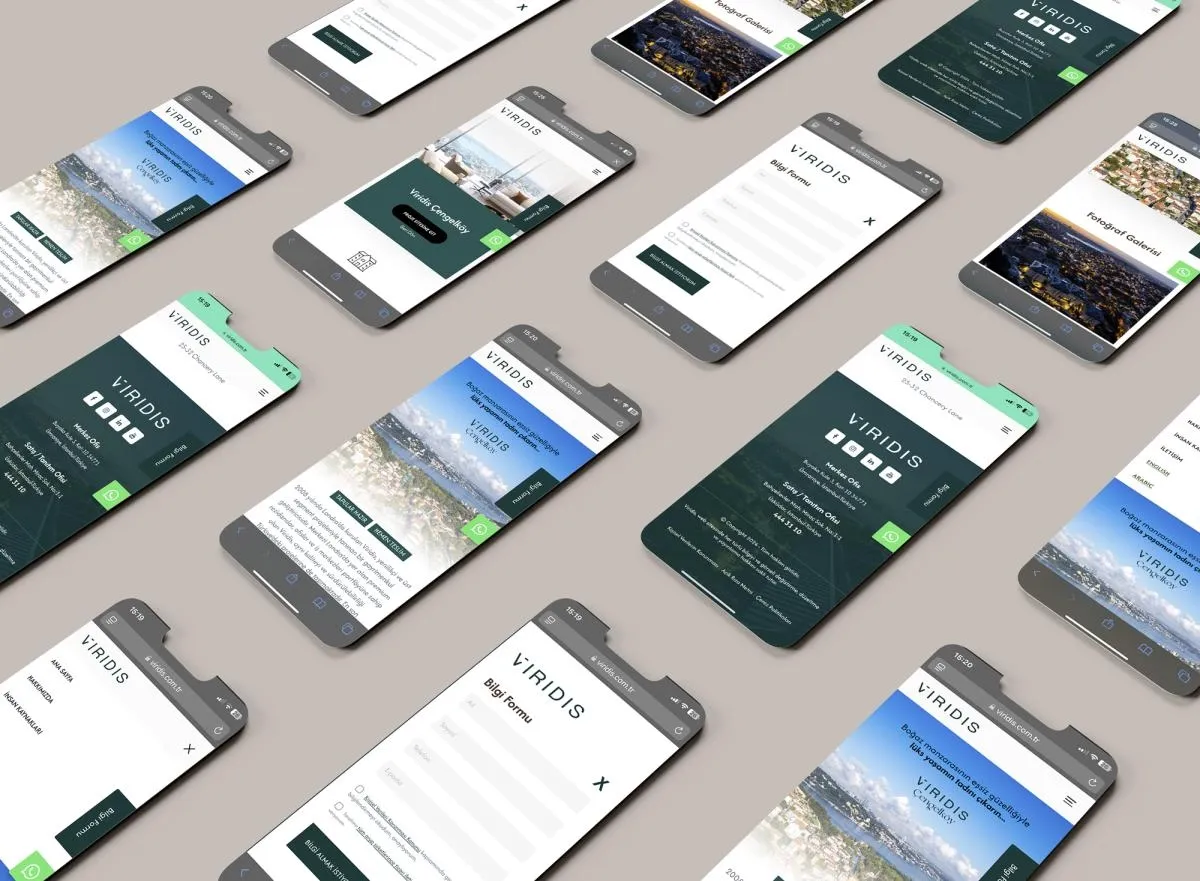 Viridis Kurumsal Web Sitesi Web Tasarım ve Yazılım