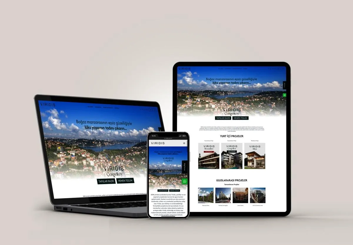 Viridis Kurumsal Web Sitesi Web Tasarım ve Yazılım